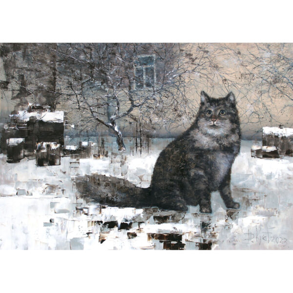 Художник Дмитрий Кустанович. Репродукция картины «Хозяин»